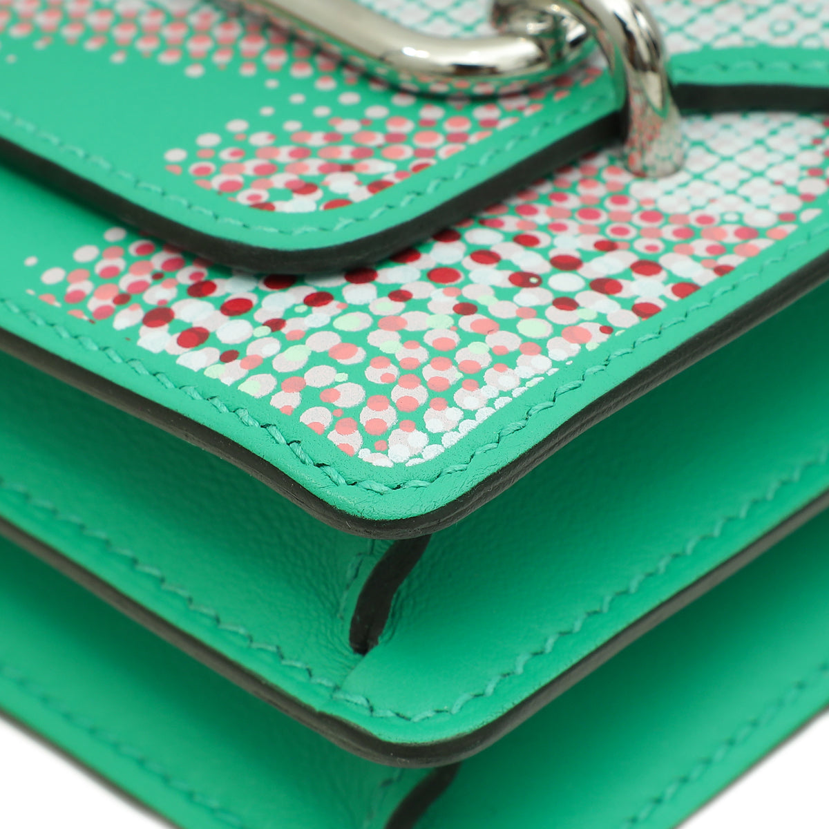 Hermes Multicolor Roulis mini "Circuit 24 Faubourg" Print Swift Bag