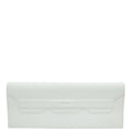 Hermes New White Swift Birkin Shadow Clutch