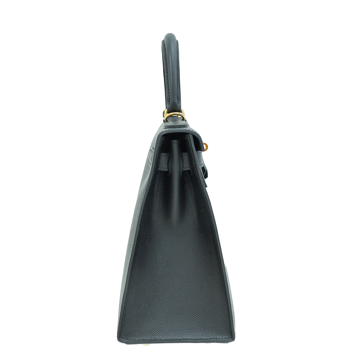 Hermes Noir Kelly 28 Sellier Bag