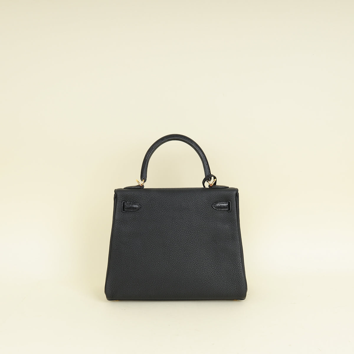 Hermes Noir Retourne Kelly Touch 25 Bag
