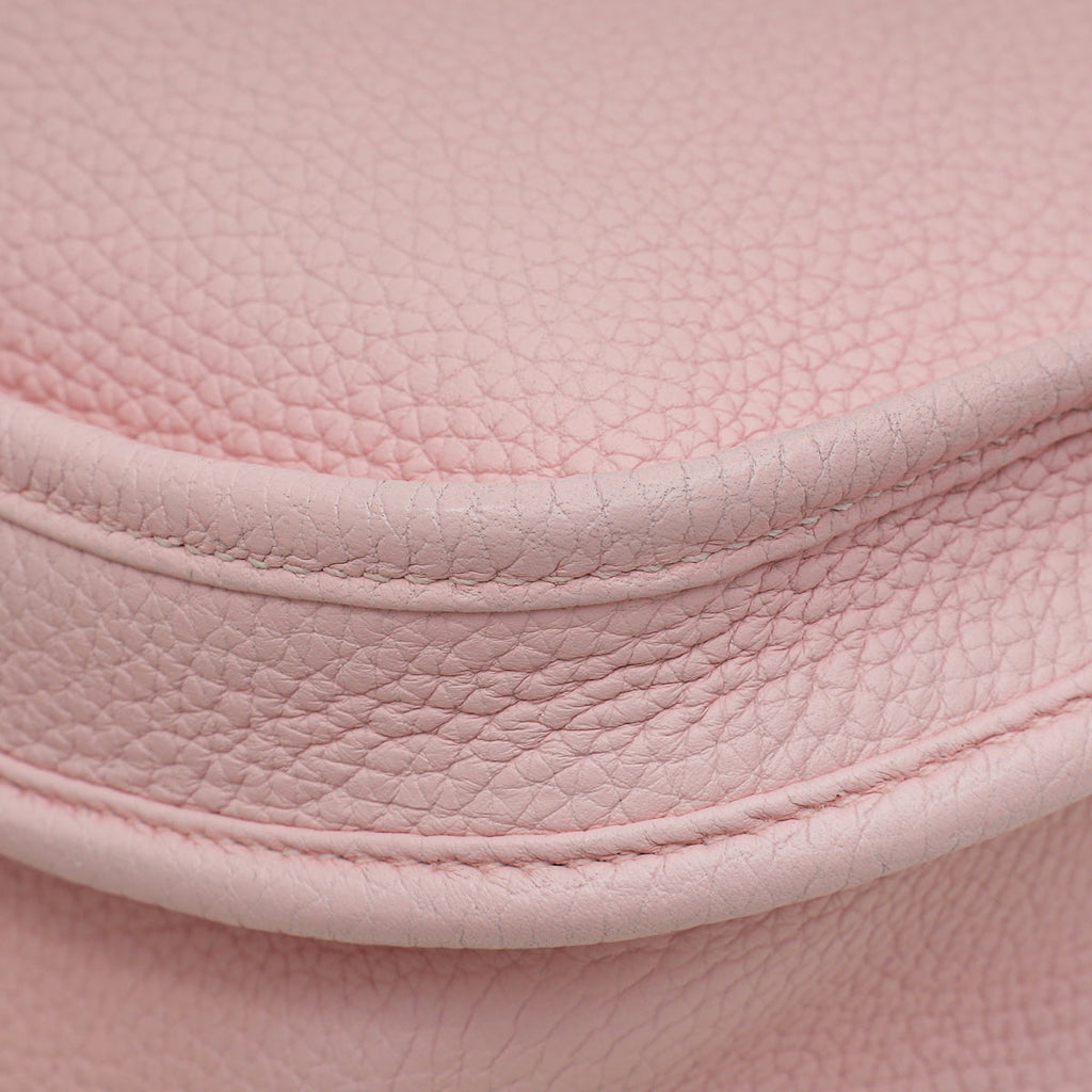 Hermes Rose Sakura Evelyne III GM Bag