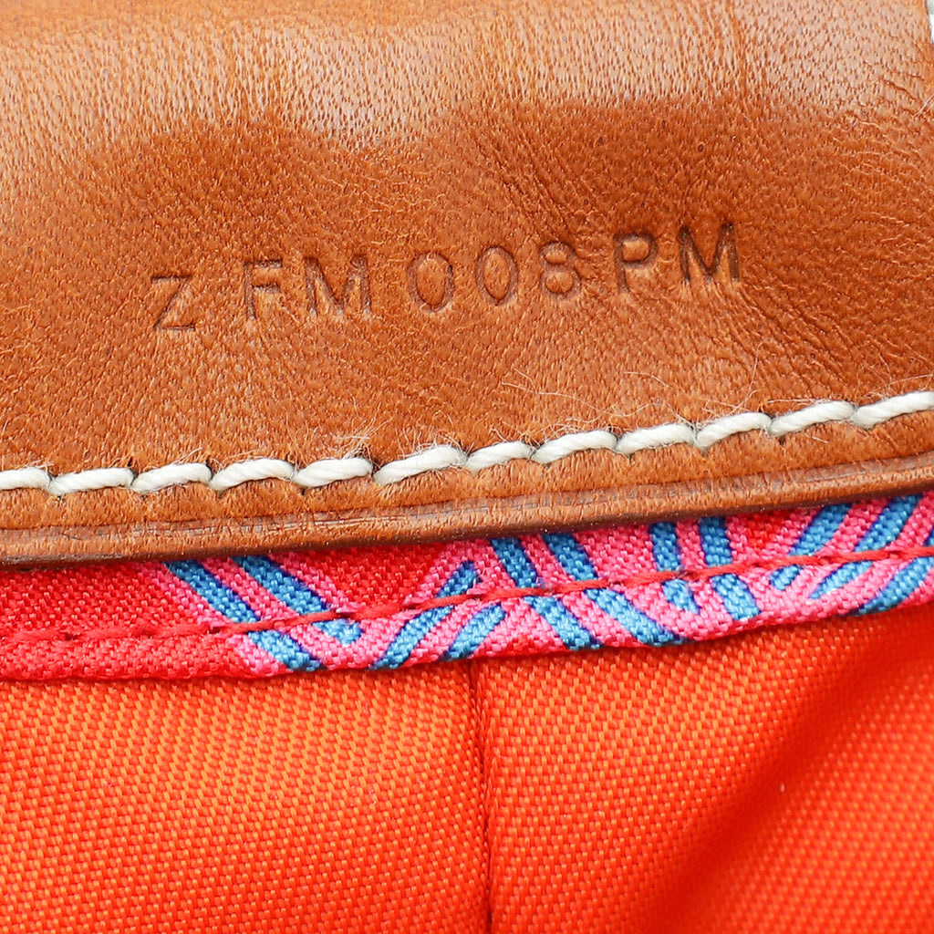 Hermes Bicolor Fourbi 20 "Noeud Marin" Print Pouch