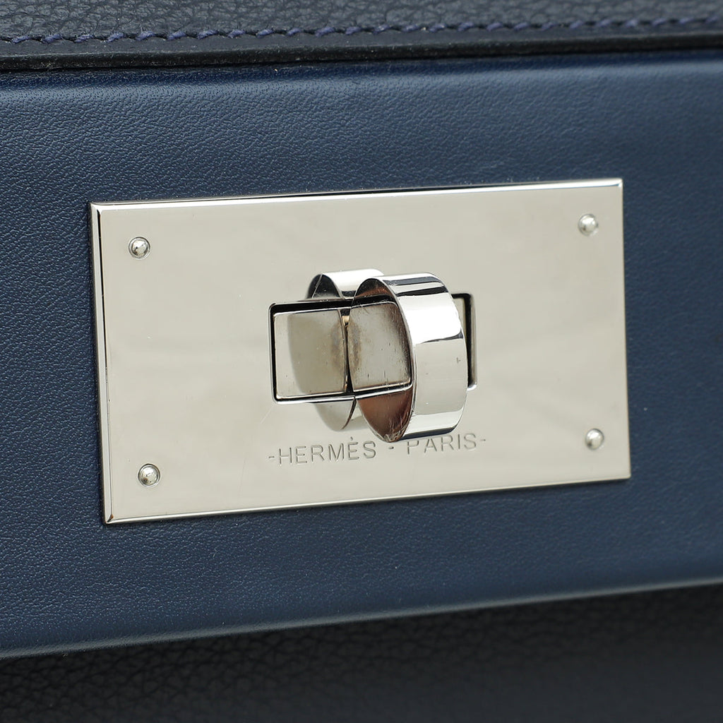 Hermes Bicolor 24/24 21 Mini Evercolor Swift Bag