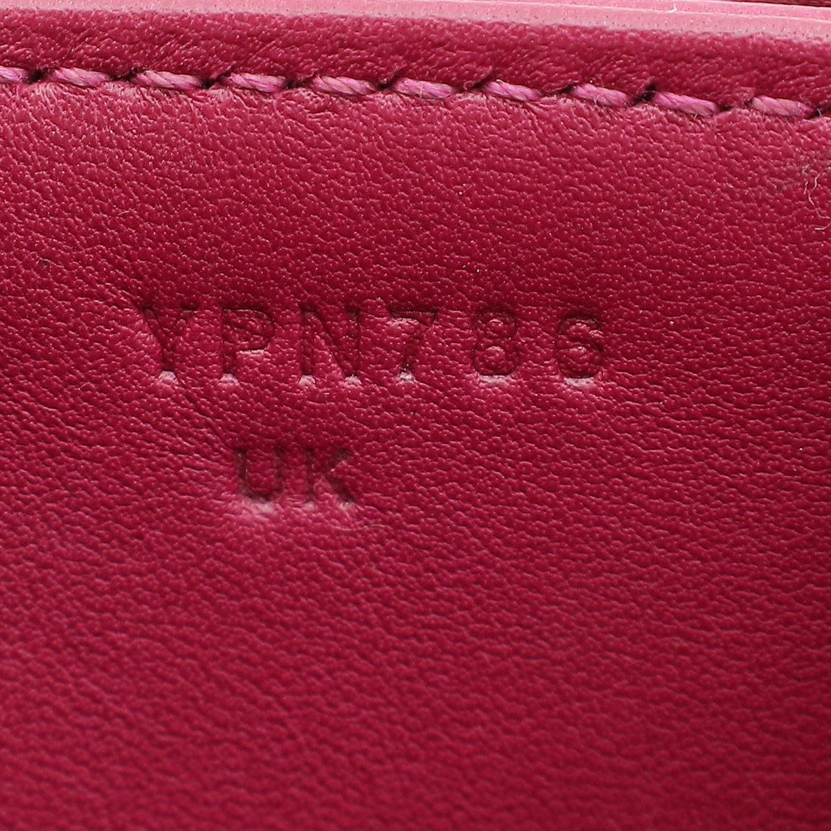 Hermes Rose Pourpre Shiny Alligator Constance 18 Bag