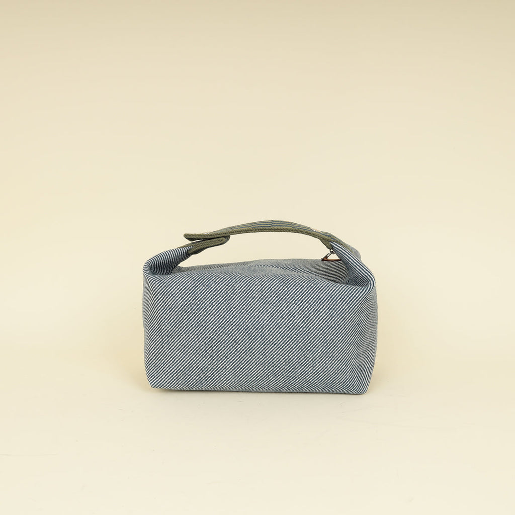 Hermes Blue Abysse Bride-a-Brac H Large Natte Case