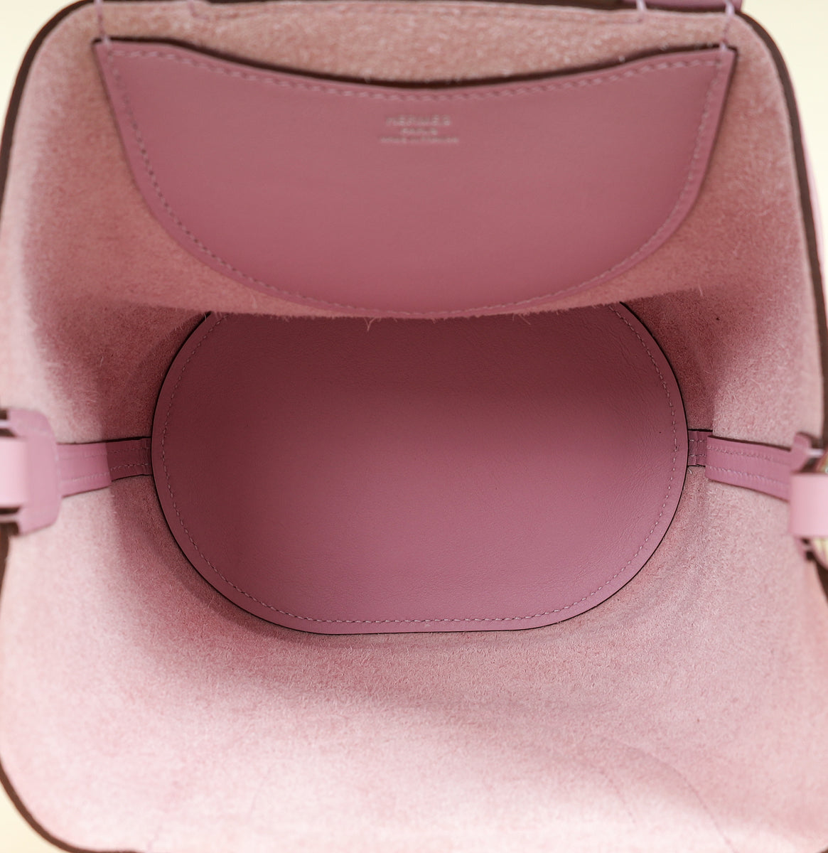 Hermes Mauve Sylvester In The Loop 18 Bag