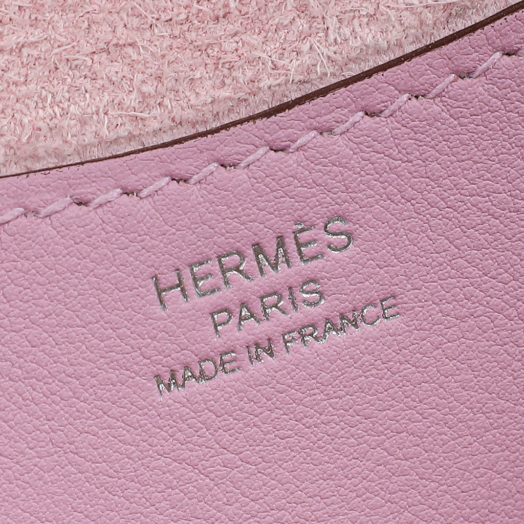 Hermes Mauve Sylvester In The Loop 18 Bag