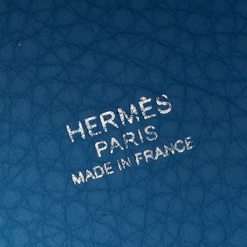 Hermes Bleu Frida Picotin Lock 22 Bag