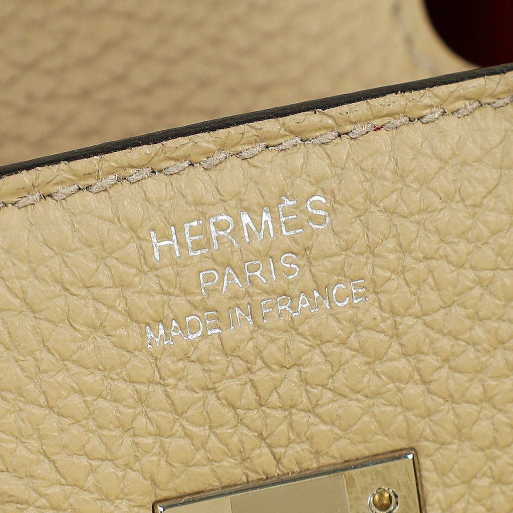 Hermes Bicolor Verso Birkin 25 Bag