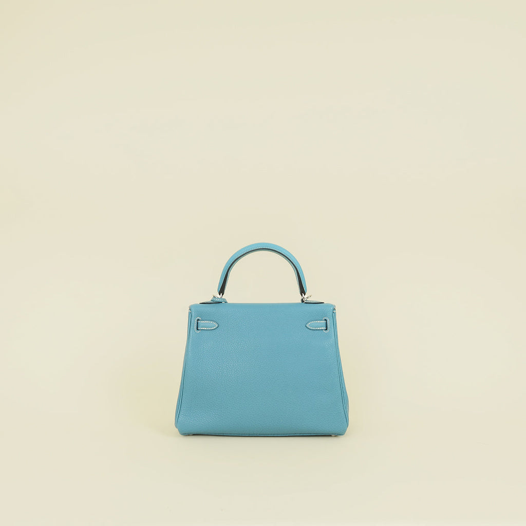Hermes Blue Jean Retourne Kelly 25 Bag