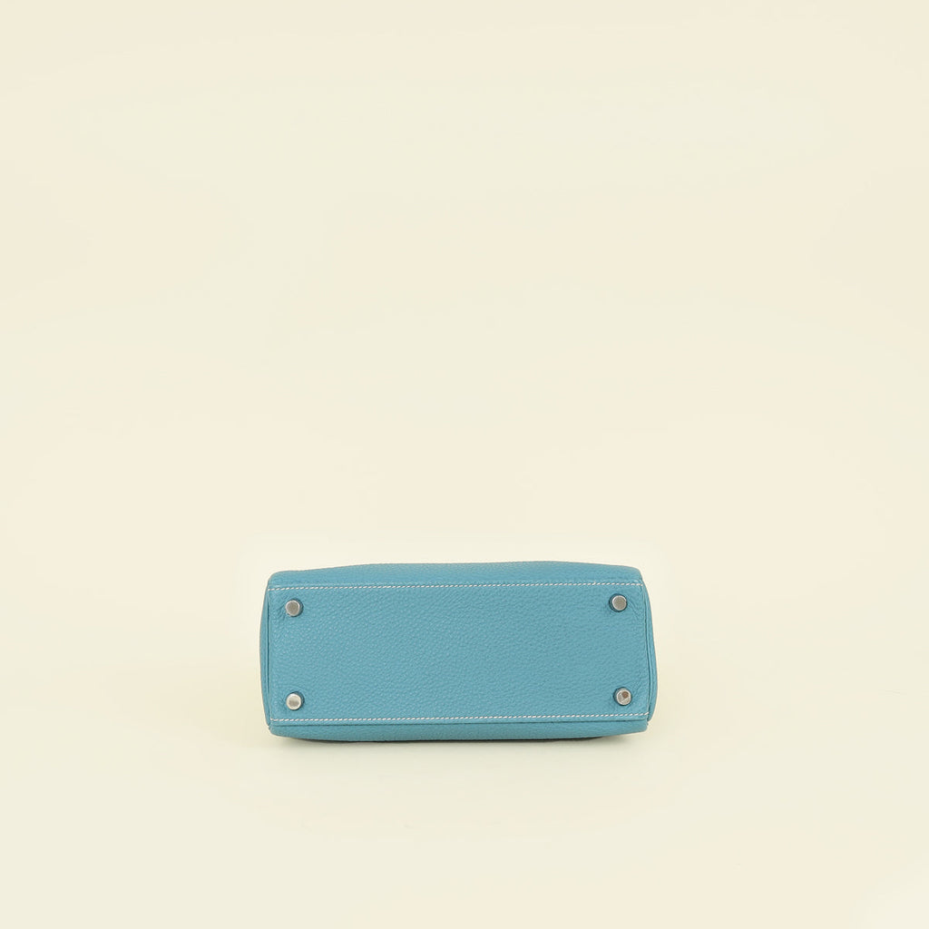 Hermes Blue Jean Retourne Kelly 25 Bag