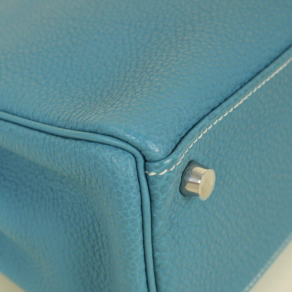 Hermes Blue Jean Retourne Kelly 25 Bag