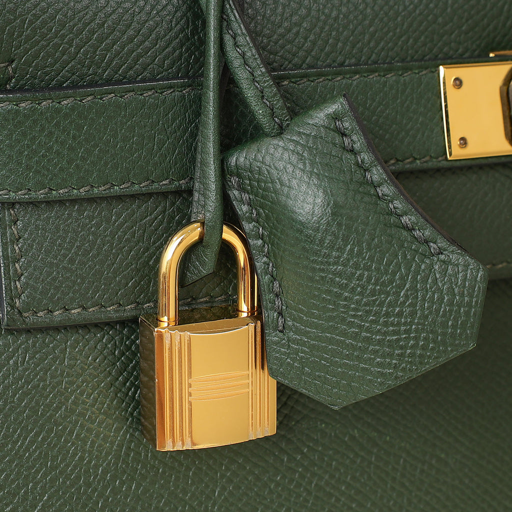Hermes Vert Anglais Sellier Kelly 28 Bag