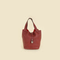 Hermes Rouge H Picotin Lock 22 Bag