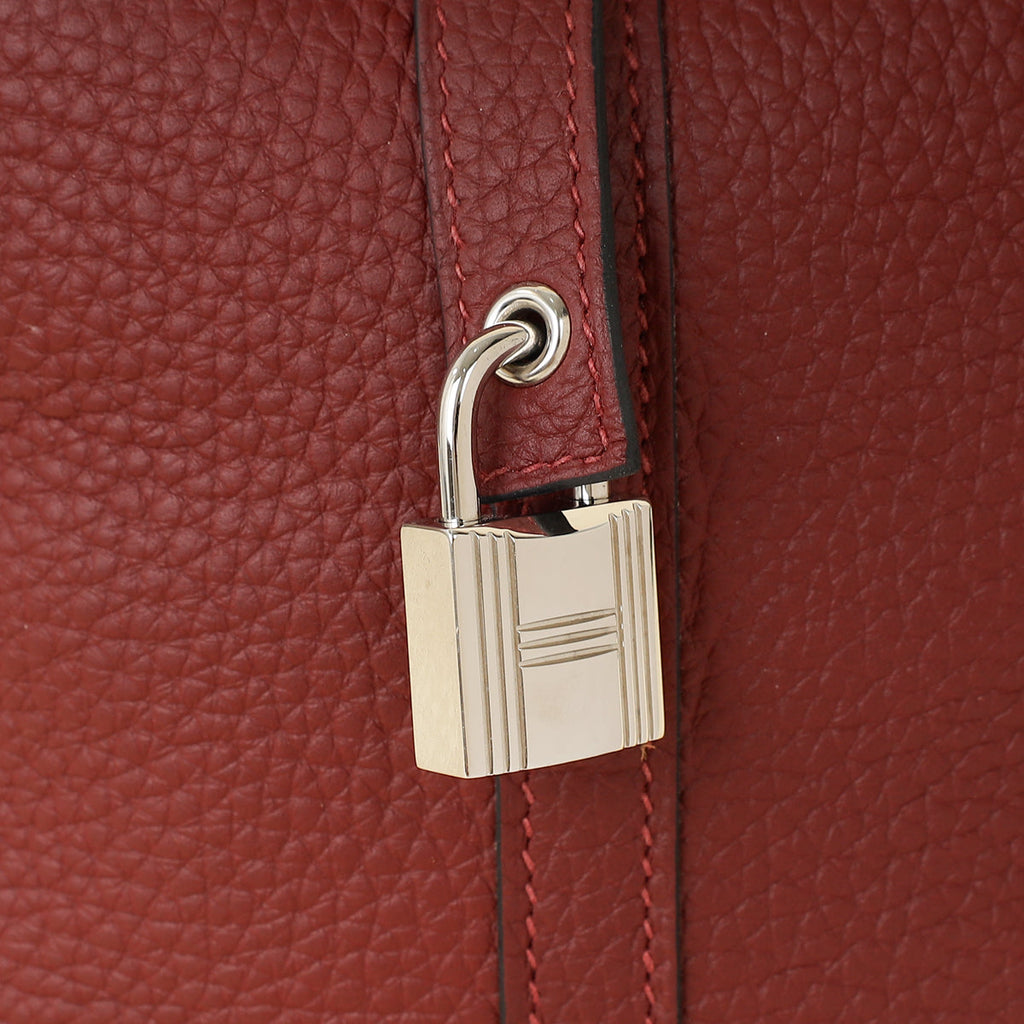 Hermes Rouge H Picotin Lock 22 Bag