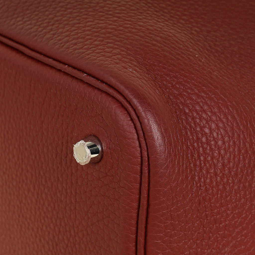 Hermes Rouge H Picotin Lock 22 Bag