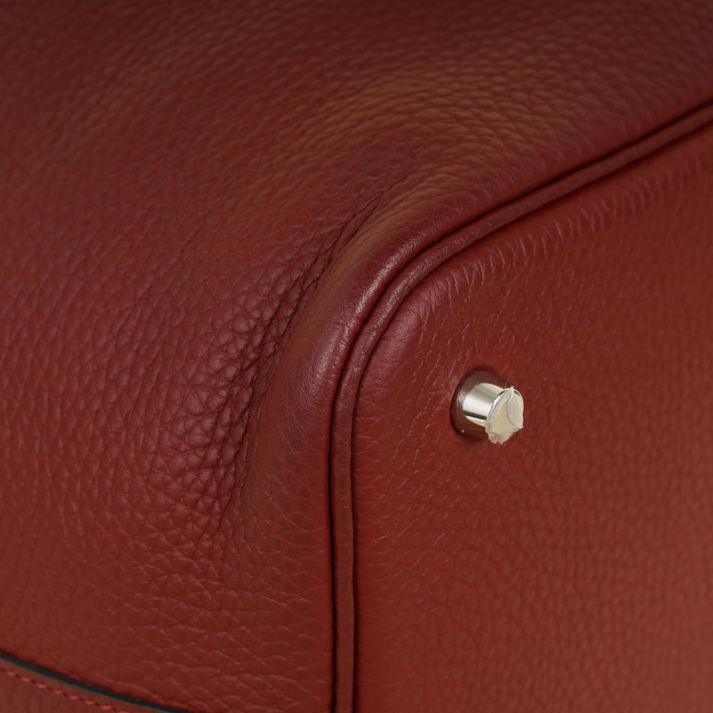 Hermes Rouge H Picotin Lock 22 Bag