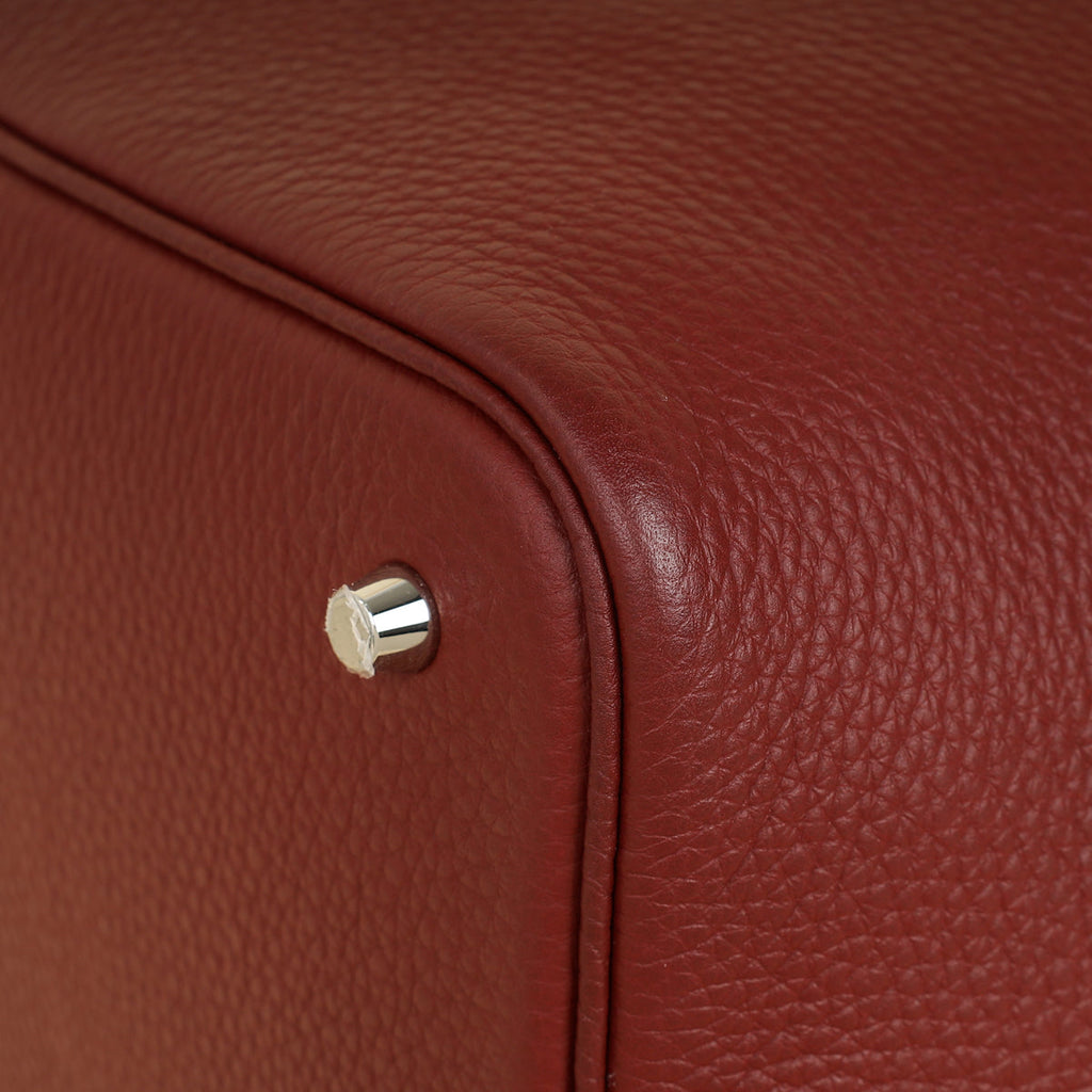 Hermes Rouge H Picotin Lock 22 Bag