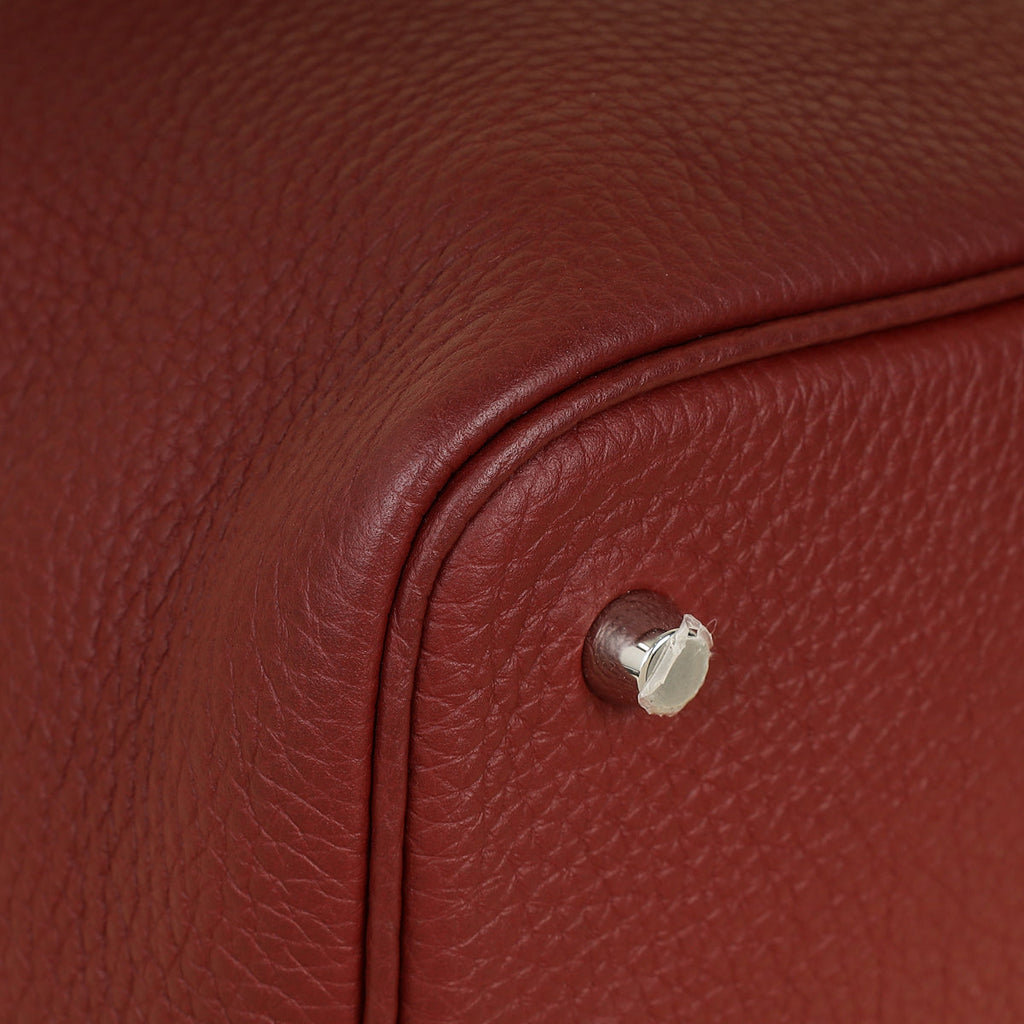 Hermes Rouge H Picotin Lock 22 Bag