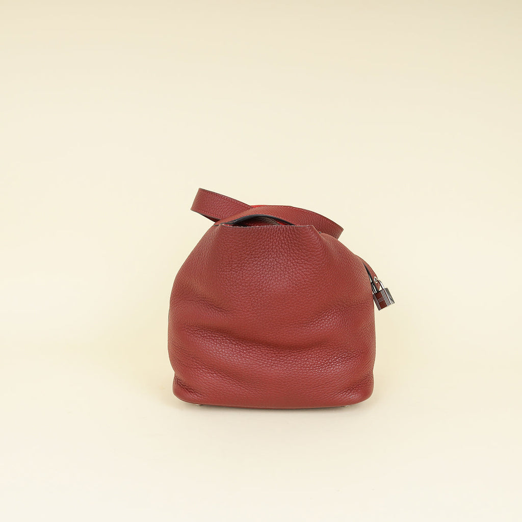 Hermes Rouge H Picotin Lock 22 Bag
