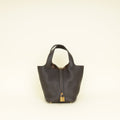 Hermes Chocolate Picotin Lock 18 Bag