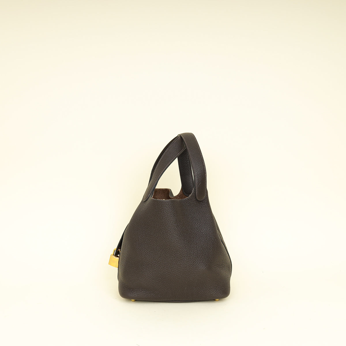 Hermes Chocolate Picotin Lock 18 Bag