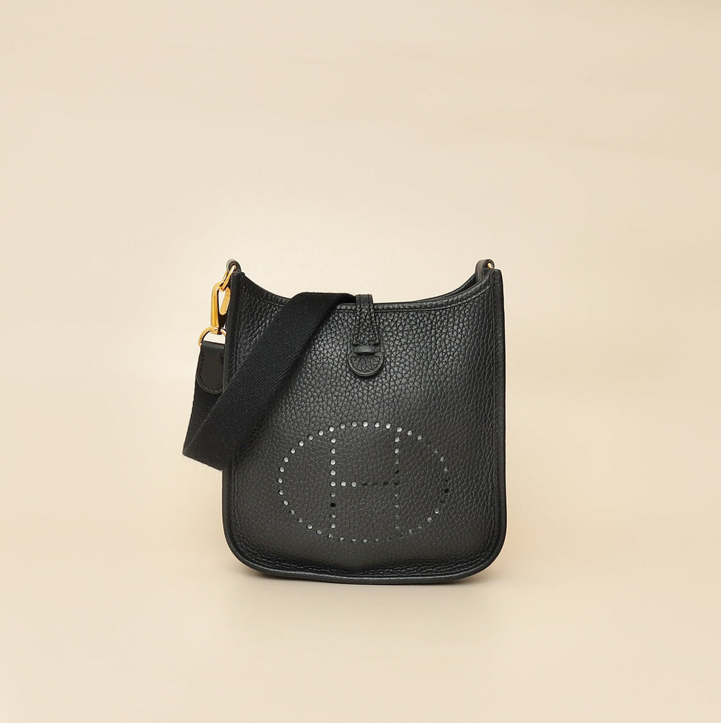 Hermes Noir Evelyne 16 TPM Bag
