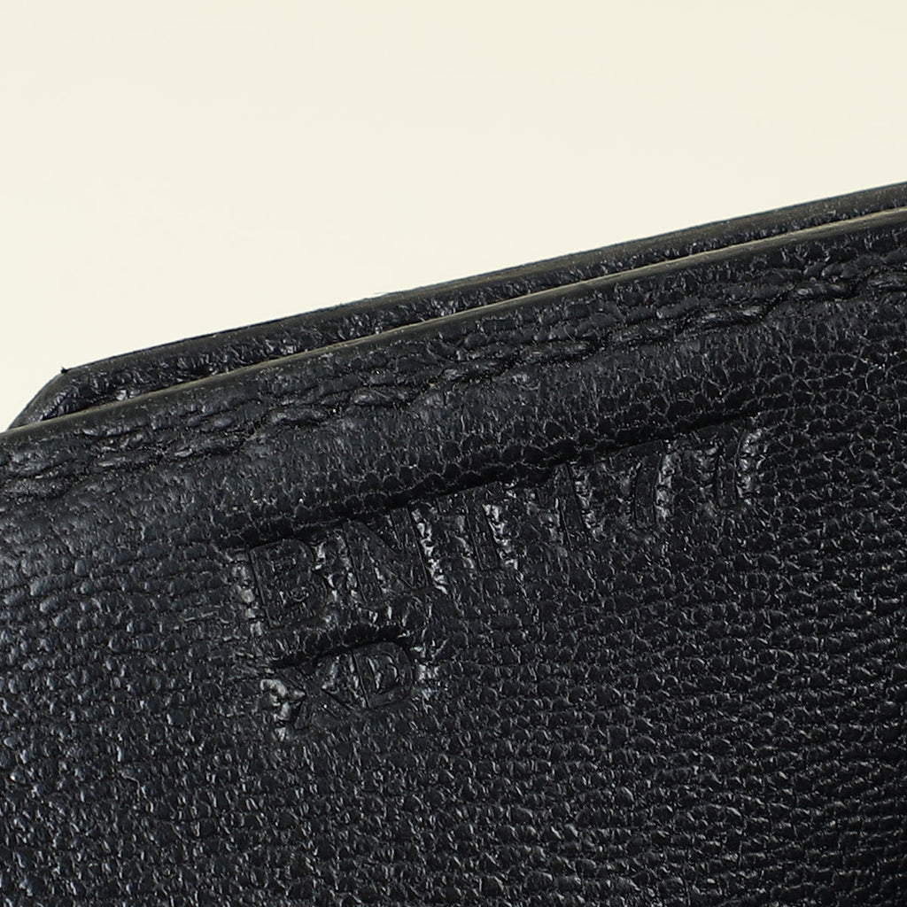 Hermes Noir Kelly Depeches 25 Pouch
