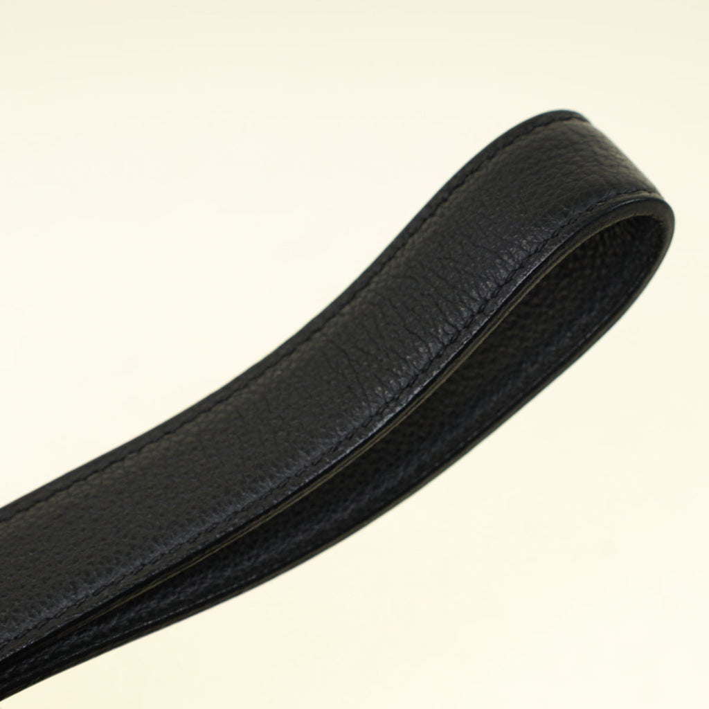 Hermes Noir Kelly Depeches 25 Pouch