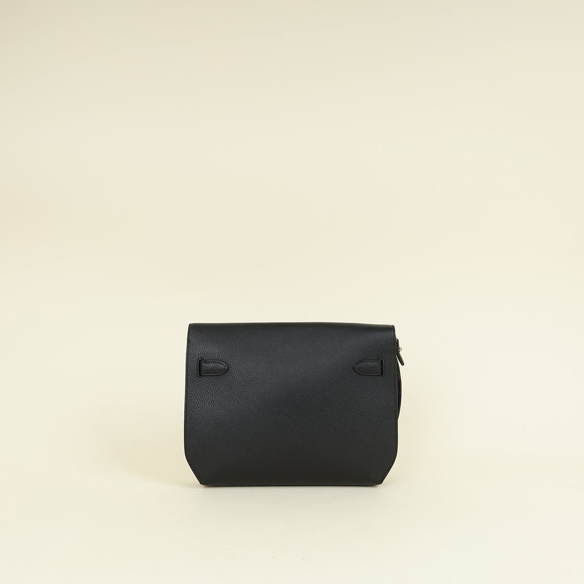 Hermes Noir Kelly Depeches 25 Pouch