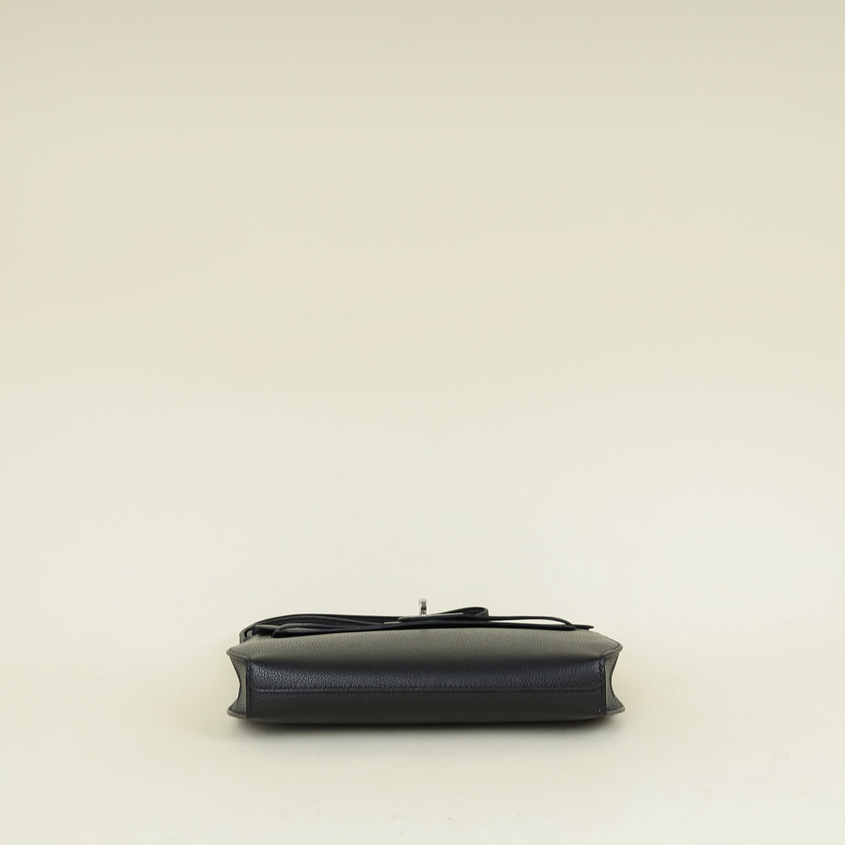 Hermes Noir Kelly Depeches 25 Pouch