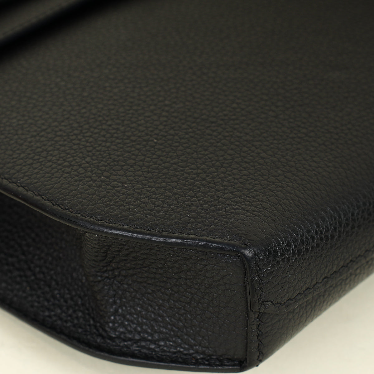 Hermes Noir Kelly Depeches 25 Pouch