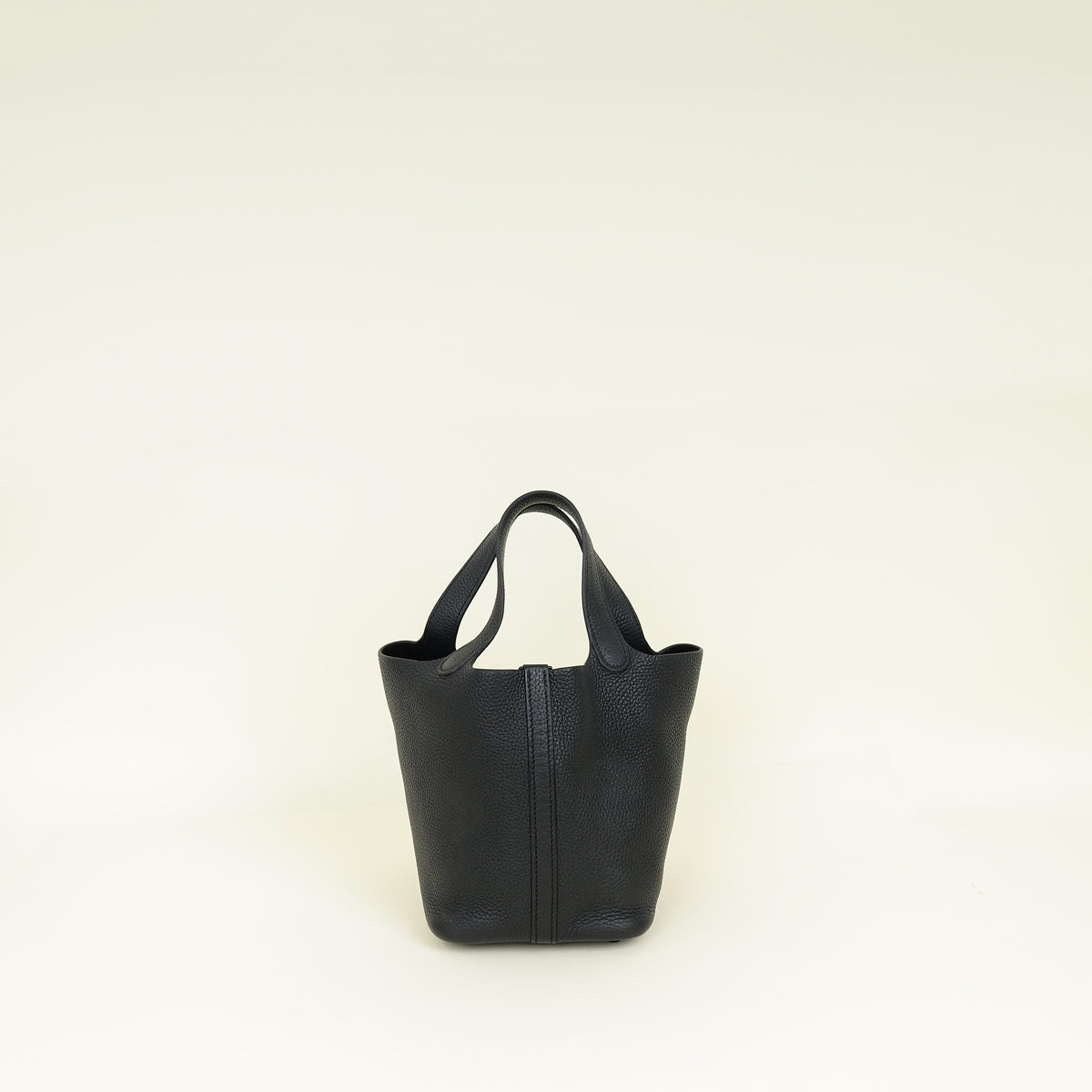 Hermes Monochrome Picotin Lock 18 Bag W/ Twilly