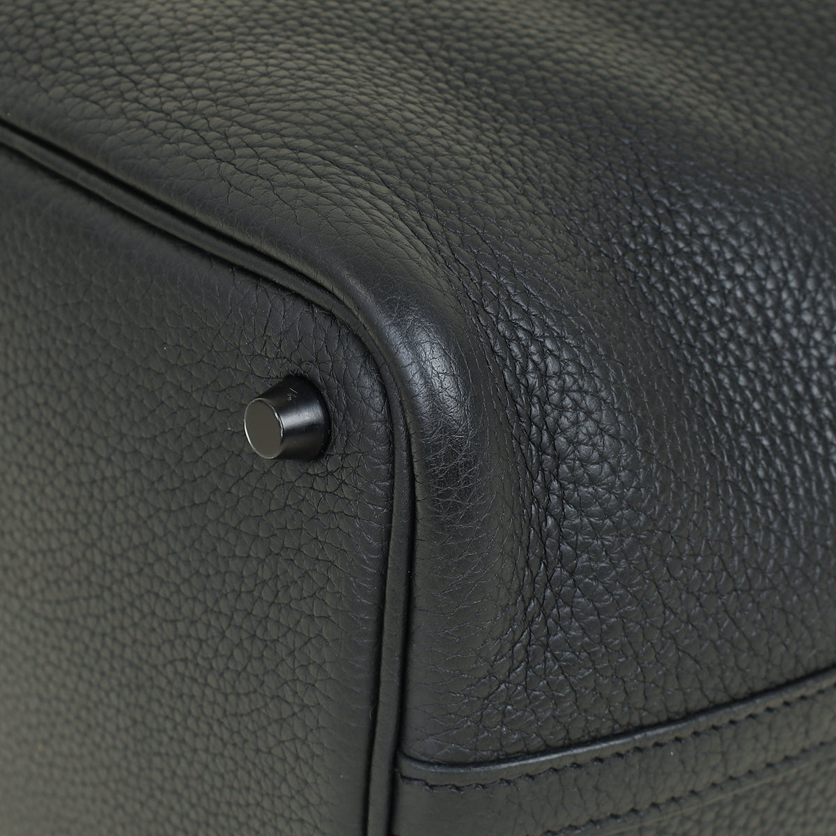 Hermes Monochrome Picotin Lock 18 Bag W/ Twilly