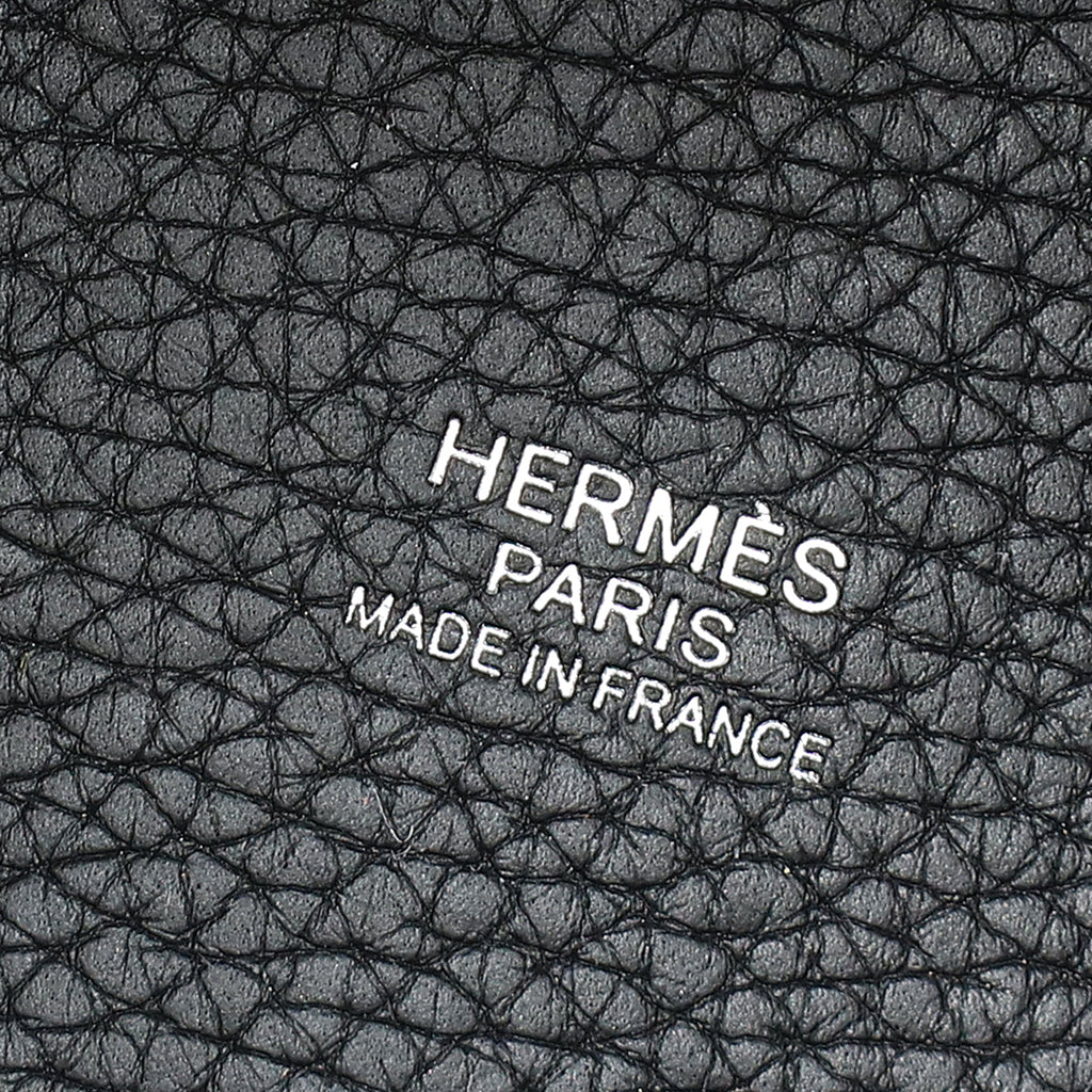 Hermes Monochrome Picotin Lock 18 Bag W/ Twilly