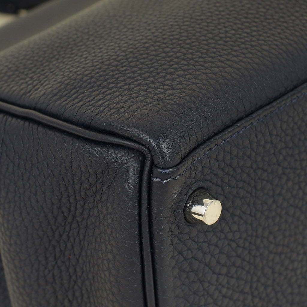 Hermes Bleu Nuit Retourne Kelly 28 Bag