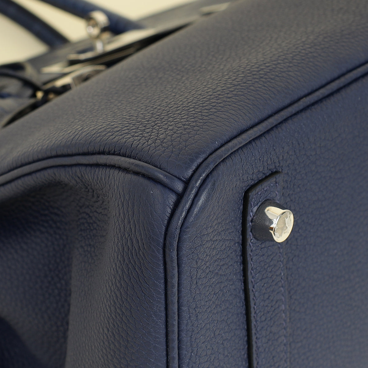 Hermes Bleu Saphir Birkin Touch 30 Bag