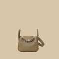 Hermes Etoupe Mini Lindy Bag