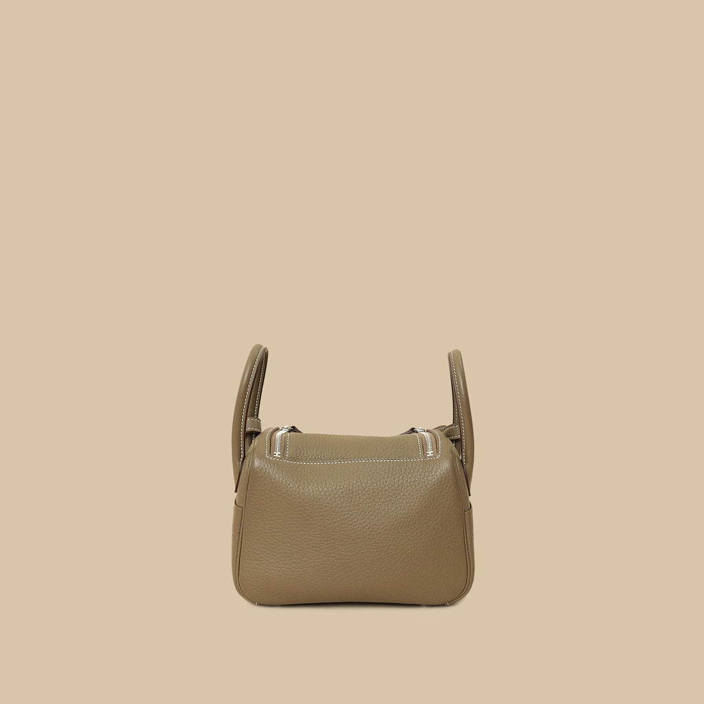 Hermes Etoupe Mini Lindy Bag