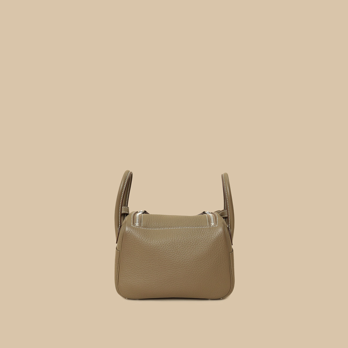Hermes Etoupe Mini Lindy Bag