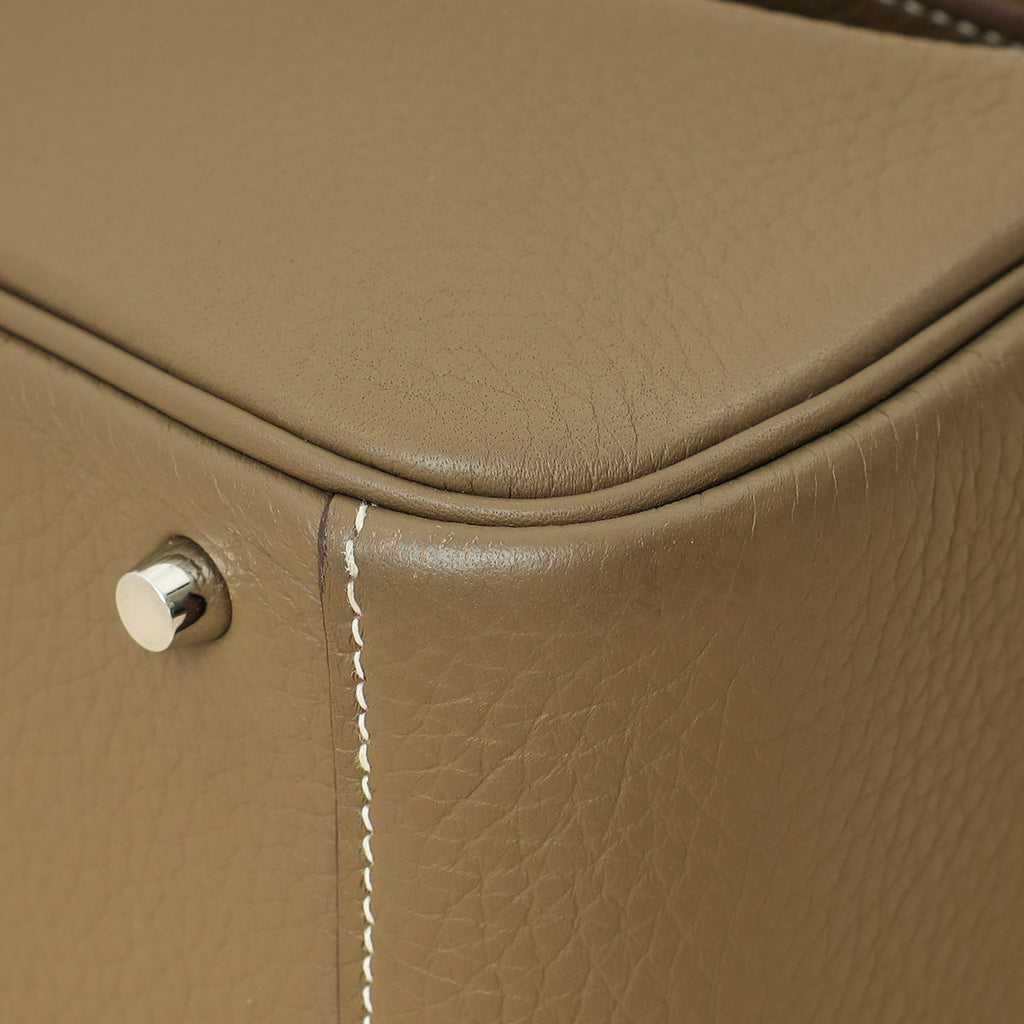 Hermes Etoupe Mini Lindy Bag