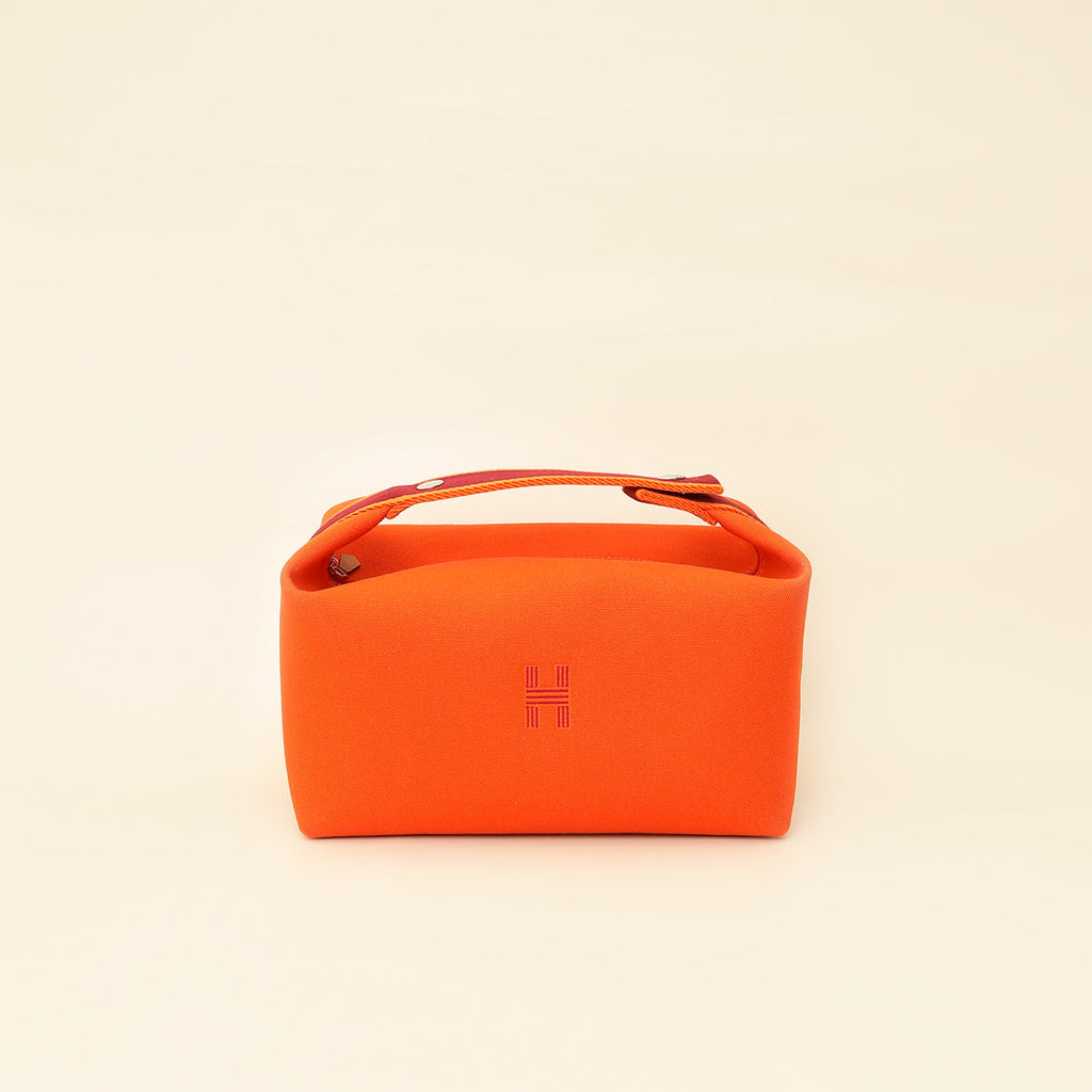 Hermes Orange Feu Bride-a-Brac Large Case