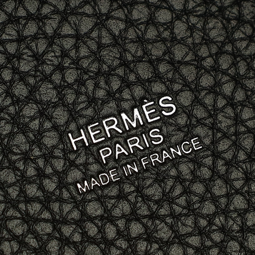 Hermes Noir Picotin Lock 22 Bag