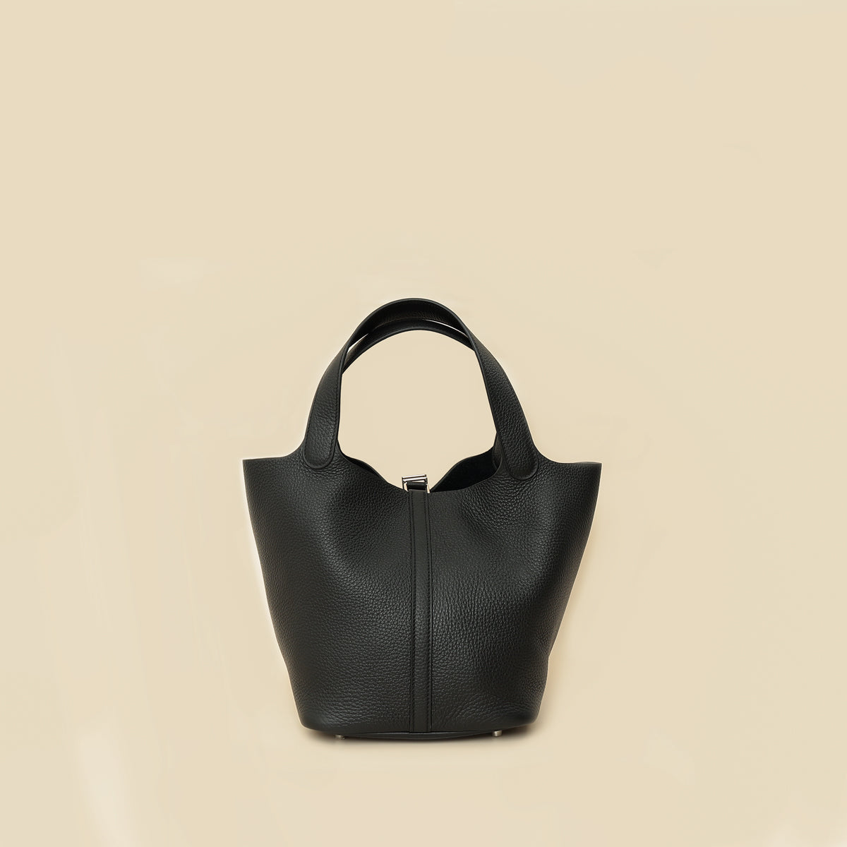 Hermes Noir Picotin Lock 22 Bag