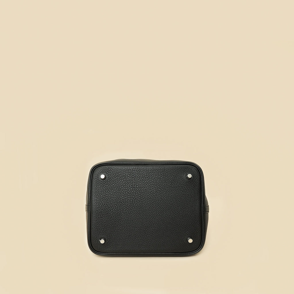 Hermes Noir Picotin Lock 22 Bag