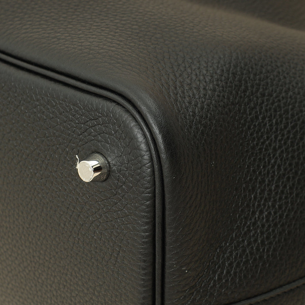 Hermes Noir Picotin Lock 22 Bag
