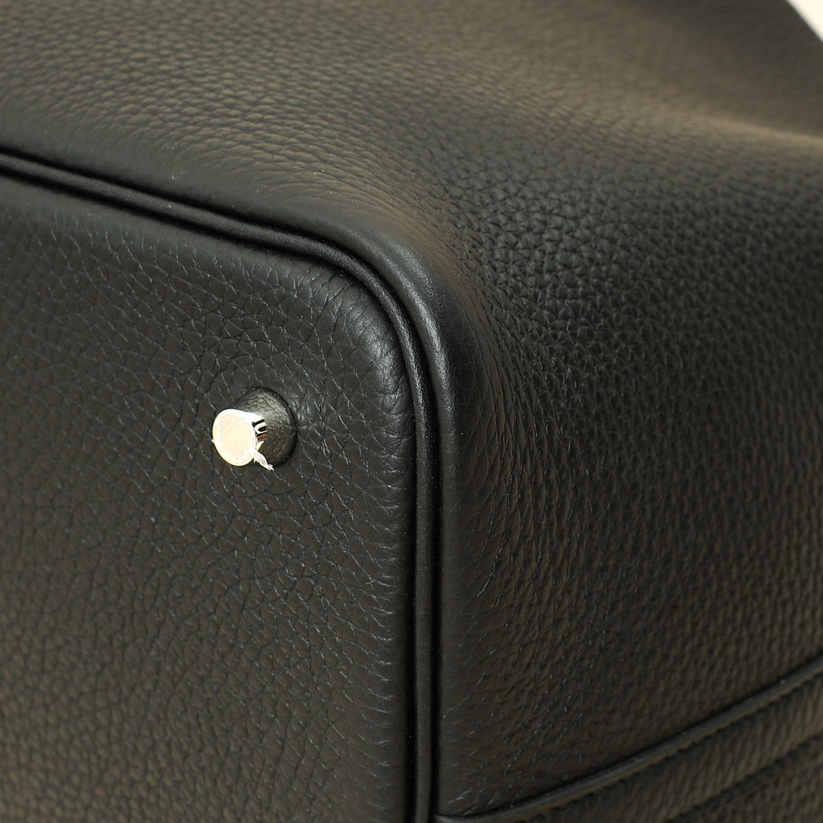 Hermes Noir Picotin Lock 22 Bag