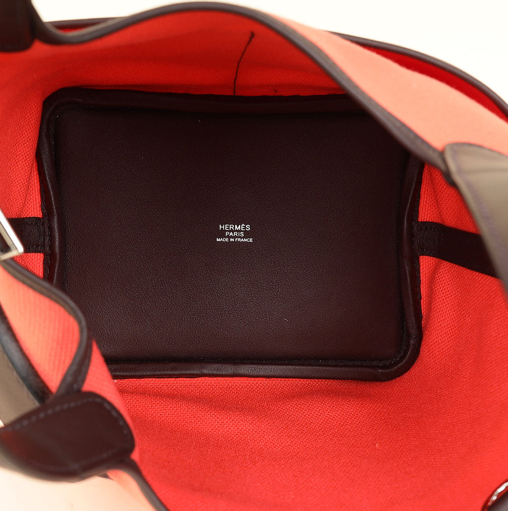 Hermes Bicolor Cargo Picotin Lock 18 Bag