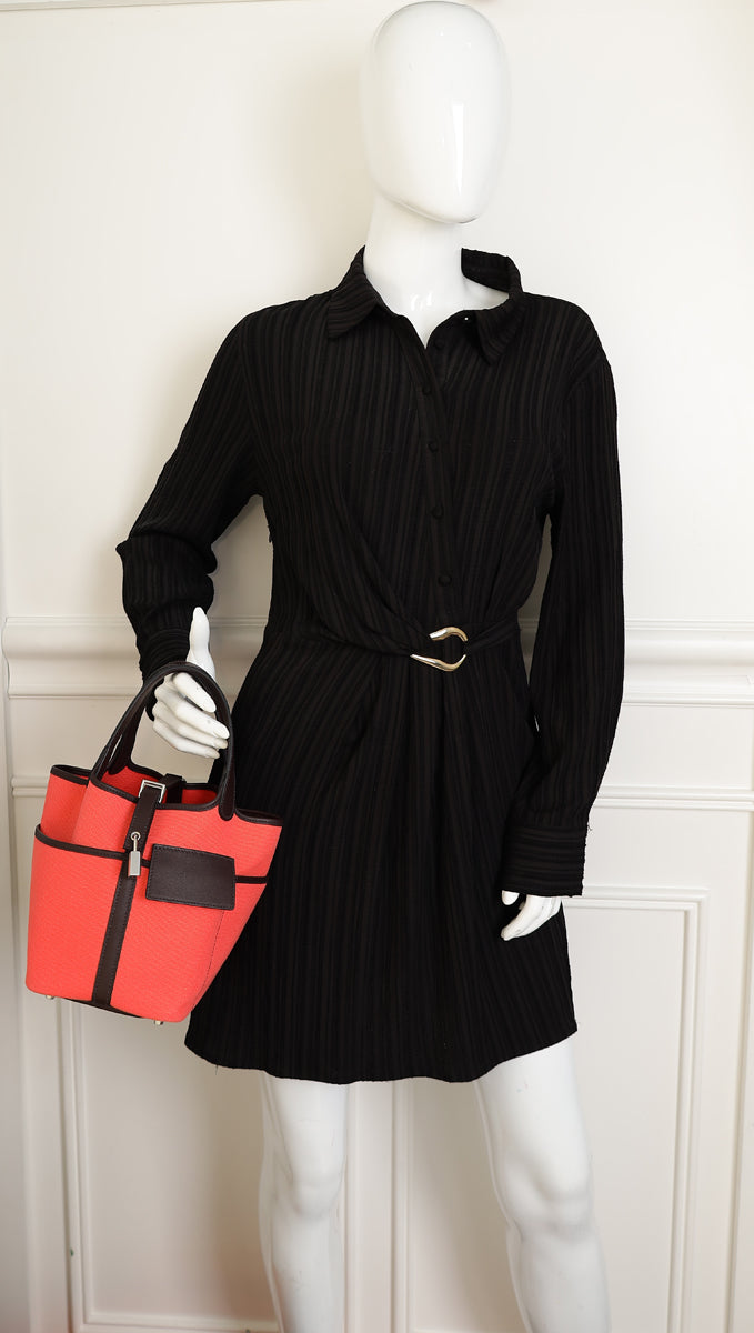 Hermes Bicolor Cargo Picotin Lock 18 Bag