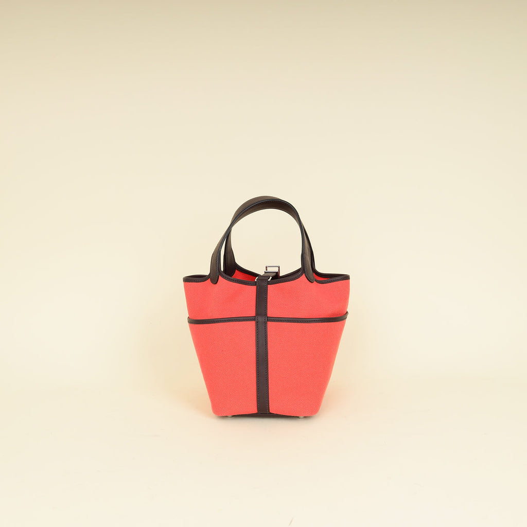 Hermes Bicolor Cargo Picotin Lock 18 Bag